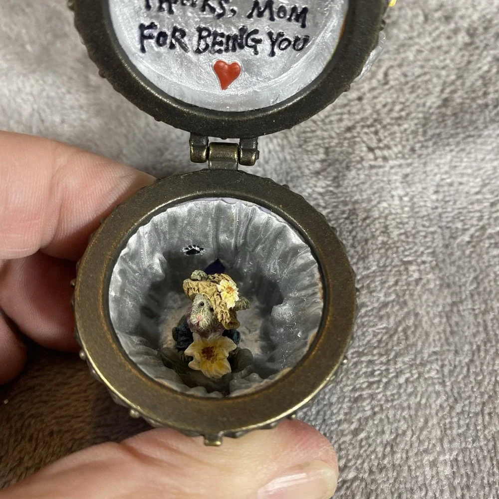 Boyd's Bears Treasure Box Trinket Floras Bloomin Daisy McNibble Mothers Day Gift